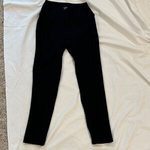 Nordstrom Reformer Pilates Black Compression Leggings Sz Large